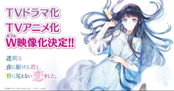 Toumei na Yoru ni Kakeru Kimi to, Me ni Mienai Koi wo Shita.