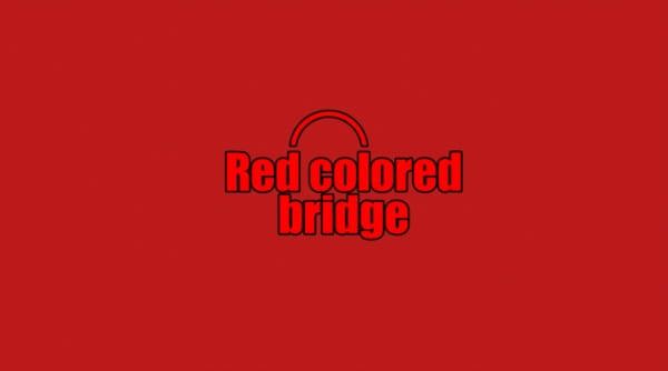 Red Colored Bridge